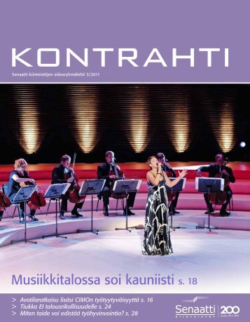 Kontrahti 3/2011 - Senaatti-kiinteistöt