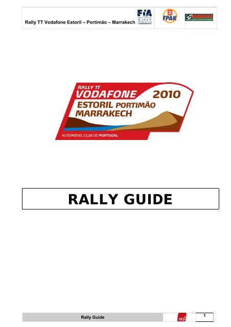 RALLY GUIDE - Rally-Raid Club