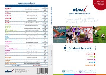 Jouw eigen voedingsschema op maat?