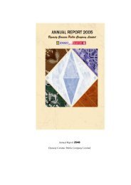 Annual Report 2548 Dynasty Ceramic Public ... - Dynasty TileTop