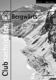 Bergwärts 02 - 2011 - SAC Sektion Bodan