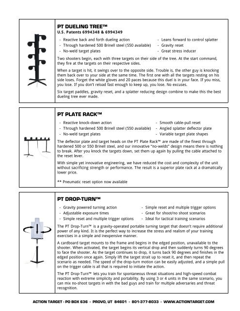 STEEL TARGET RESOURCE GUIDE - Action Target