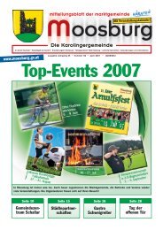 Top-Events 2007 - Marktgemeinde Moosburg