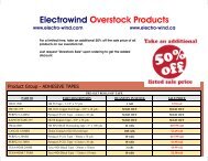 November 28, 2012-Overstock List - Electrowind