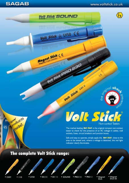 The complete Volt Stick range CIE Group
