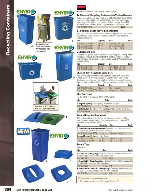 Waste Receptacles - Harter Supply