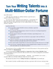 Turn Your Writing Talents Into A Multi-Million-Dollar Fortune - Bob Bly