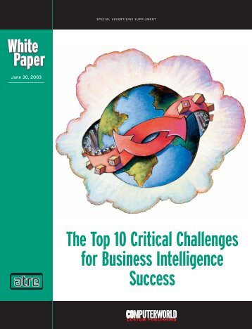 The Top 10 Critical Challenges for Business Intelligence Success