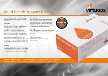 Multi Health Support Gold - Virtuoos