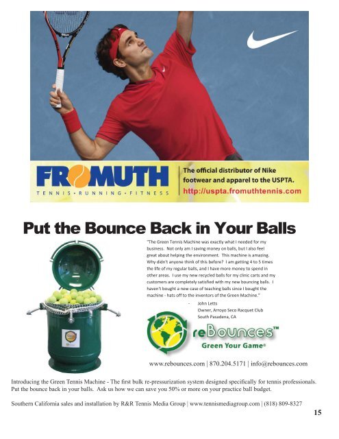 Fall 2012 on-line.indd - USPTA divisions - United States ...