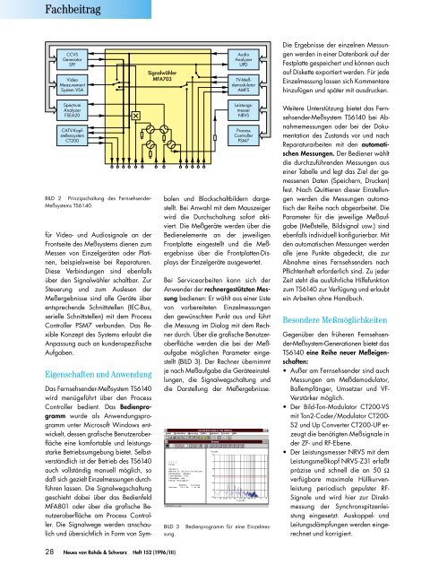 Download article as PDF (0.3 MB) - Roschi Rohde & Schwarz