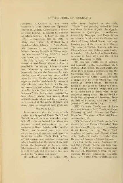 Encyclopedia of Connecticut biography, genealogical-memorial ...