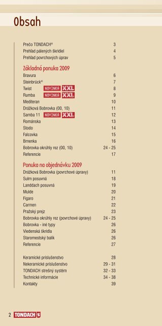 Tech info 2009.indd - Tondach www