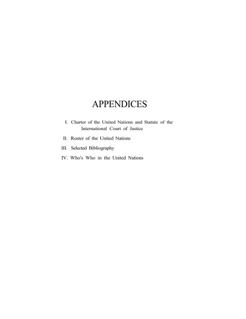 [ 1947-48 ] Appendices - Yearbook of the United Nations