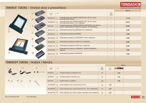 Preisliste SK - Tondach www