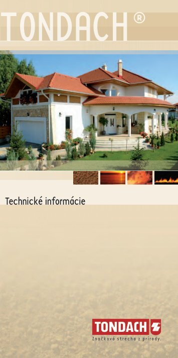 Technické informácie - Tondach www