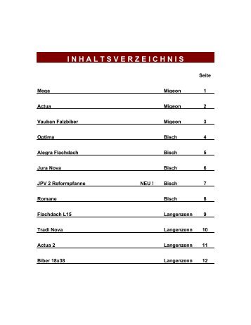 Preisliste 2007 Österreich