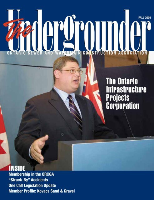 Fall 2005 - Ontario Sewer and Watermain Construction Association