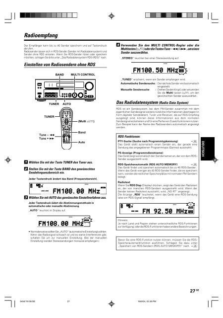 KRF-X9080D - Kenwood