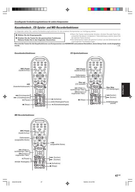 KRF-X9080D - Kenwood