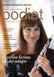 Carolina Grinne tar det adagio - Göteborgs Symfoniker