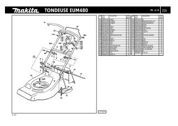 TONDEUSE EUM480 - Veillon