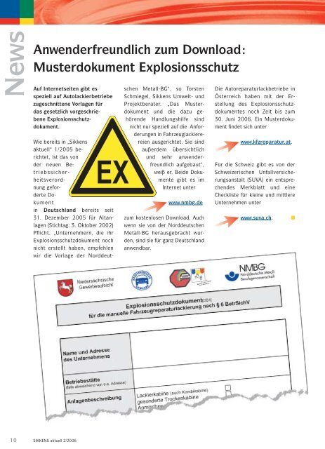 Ausgabe 2 / Juni 2006 - Sikkens GmbH