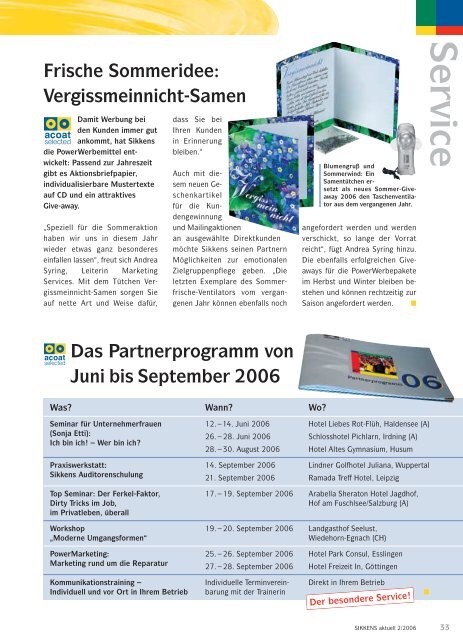 Ausgabe 2 / Juni 2006 - Sikkens GmbH