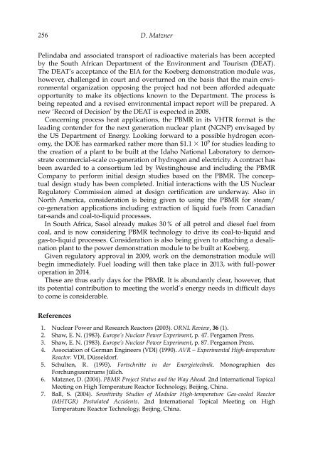 Tidal Current Energy