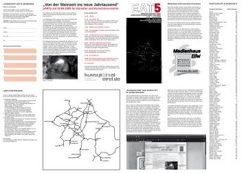 „Von der steinzeit ins neue Jahrtausend“ - Kunstportal-Eifel