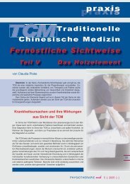 Traditionelle Chinesische Medizin (TCM) - Claudia Dickinson