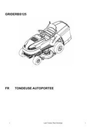 GRIDERBS125 FR TONDEUSE AUTOPORTEE