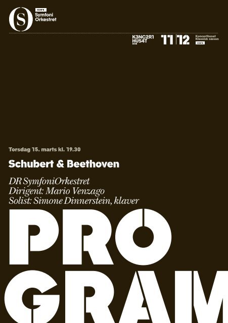 Schubert & Beethoven DR SymfoniOrkestret Dirigent: Mario ...
