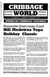 Cribbage World, February 1997 in pdf format - American Cribbage ...