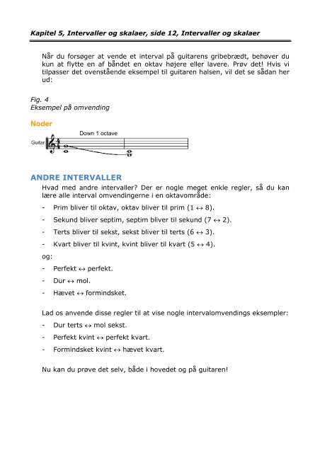 Intervaller og skalaer - NORDISC Music & Text