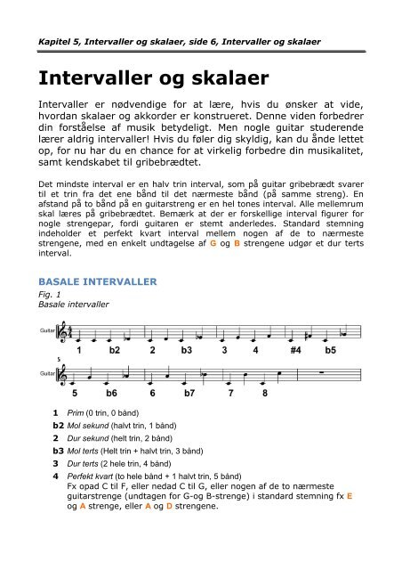 Intervaller og skalaer - NORDISC Music & Text