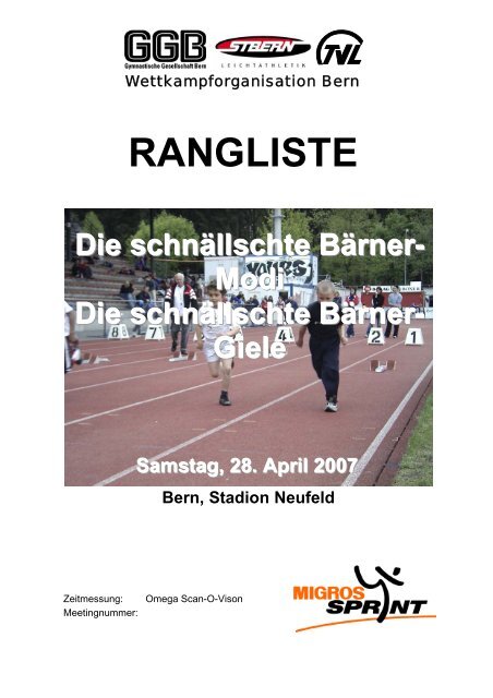 RANGLISTE - BLV Nachwuchs