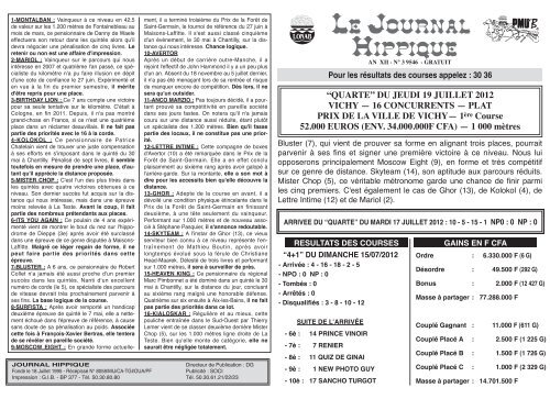 TÉLÉCHARGER JOURNAL HIPPIQUE PMUB PMUB HIPPIQUE TÉLÉCHARGER JOURNAL