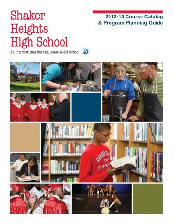 Program Planning Guide - Shaker Heights City School District