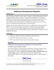 Additional Development Requests - NHIC, Corp.