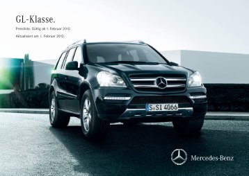 Download Preisliste GL-Klasse - Mercedes-Benz Deutschland