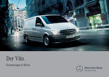 Vito Kastenwagen/Mixto Broschüre - Mercedes-Benz Deutschland