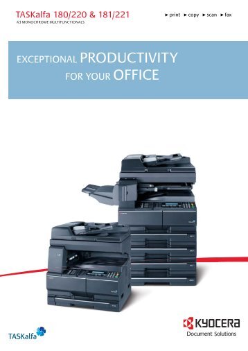 TASKalfa 220 brochure - KYOCERA Document Solutions