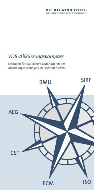 VDB-Abkürzungskompass - Verband der Bahnindustrie in ...