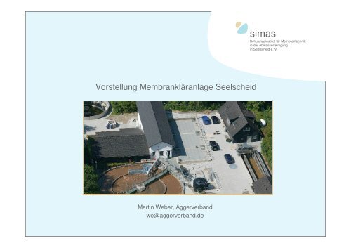 Membrantechnik auf der Kläranlage Seelscheid - Kommunal