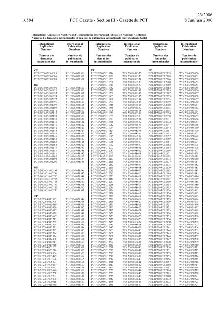 ADEPT*Preview - C:\lspidi\tmp\.aptcache\gazette/tfa00062 - WIPO