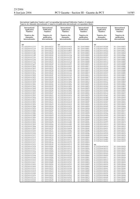 ADEPT*Preview - C:\lspidi\tmp\.aptcache\gazette/tfa00062 - WIPO