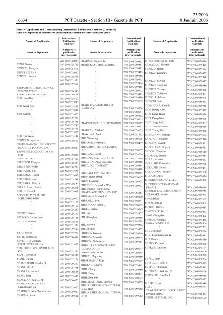 ADEPT*Preview - C:\lspidi\tmp\.aptcache\gazette/tfa00062 - WIPO