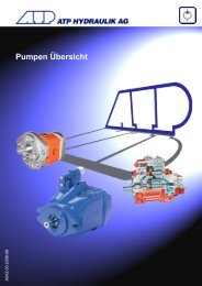 Pumpen Übersicht - ATP Hydraulik AG