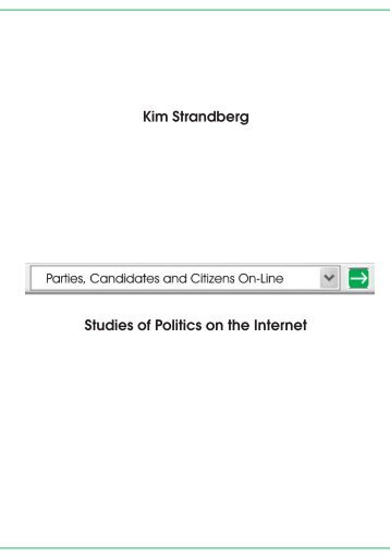 Parties, Candidates and Citizens On-Line - Åbo Akademi